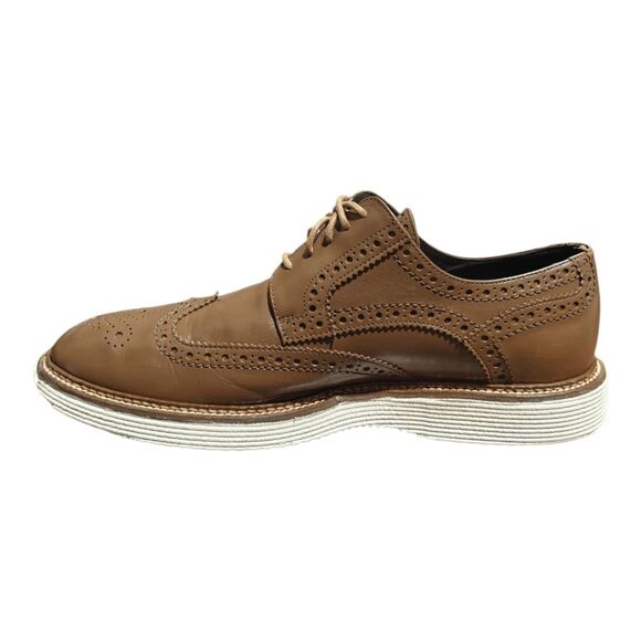 TRASK Italian Made Leather Lace-Up Wingtip Oxford Size 12.5M main image 4